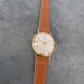Hodinky Prim Incabloc - typ 66 129 3 z roku 1966, zlacené pouzdro