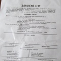 ZÁRUČNÍ LIST - PÁNSKÉ ANALOGOVÉ NÁRAMKOVÉ HODINKY ŘÍZENÉ KŘEMENNÝM KRYSTALEM, PRIM QUARTZ