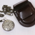 kapsička na kapesní hodinky s řetízkem