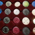 Plato - úložný box na hodinky, strojky nebo číselníky - 40 úložných míst