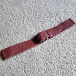 Červený řemínek 18mm