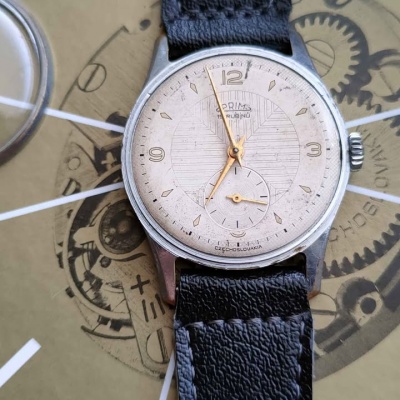 Hodinky PRIM - " Vločky" r.v. 1959